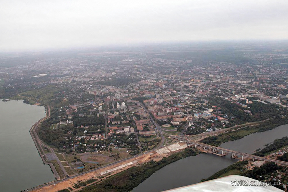 Мост через Оку, дамба