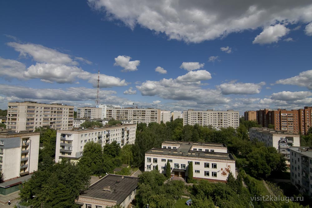 Детский сад с высоты крыши