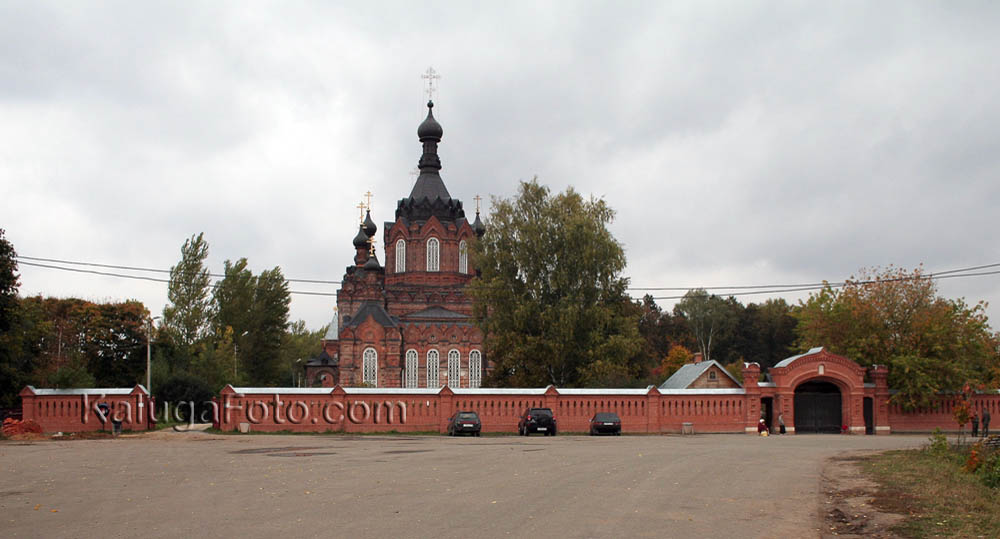 Подъезд к Шамординскому монастырю
