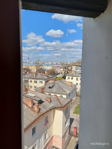 Дворы и крыши из окна колокольни